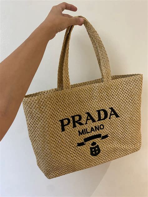 prada pool bag|Prada beach bag.